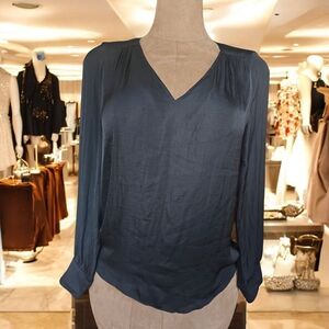 Elegant Blue Women's Top
